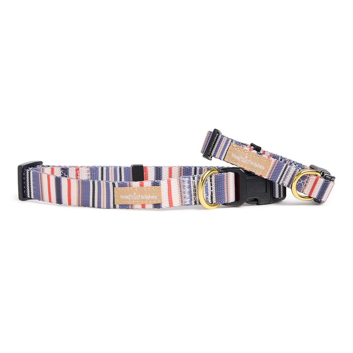 Multi Vertical Stripe Collar