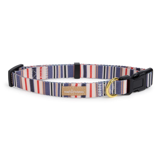 Multi Vertical Stripe Collar