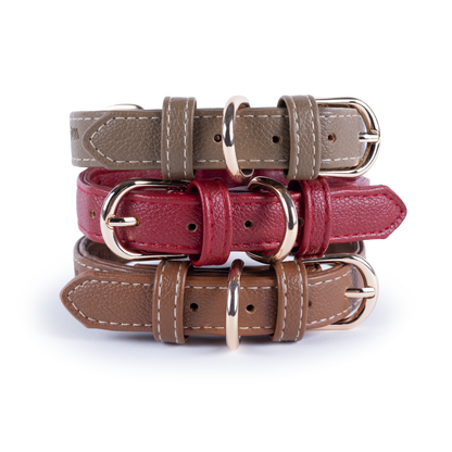 Vegan Leather Dog Collar