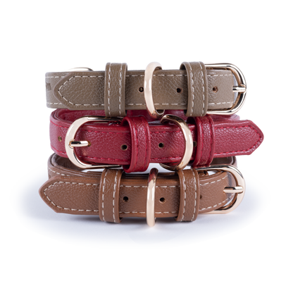 Vegan Leather Dog Collar