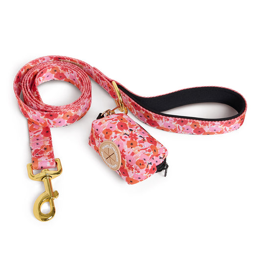 Flower Leash & Clean Up Bag Set