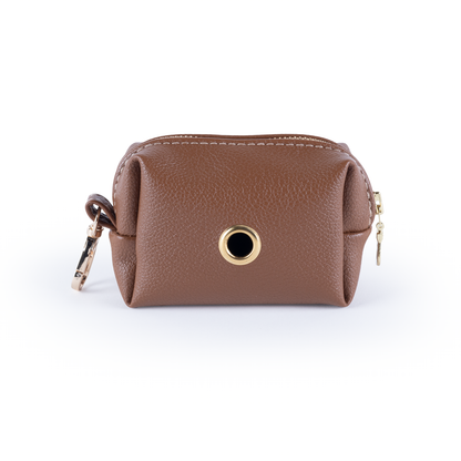 Vegan Leather Poop Bag Holder